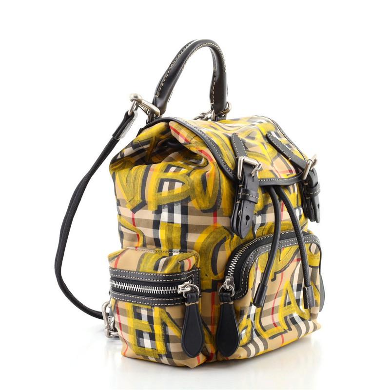 Burberry rucksack graffiti mini backpack hotsell