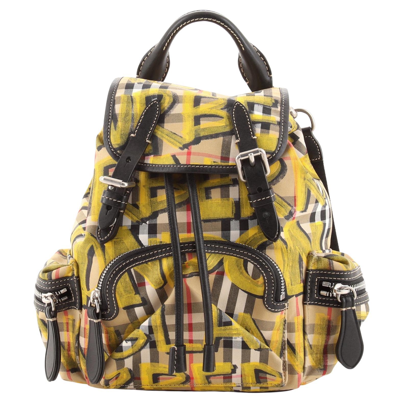 CHANEL Graffiti Gold Backpack NEW With Tags at 1stDibs