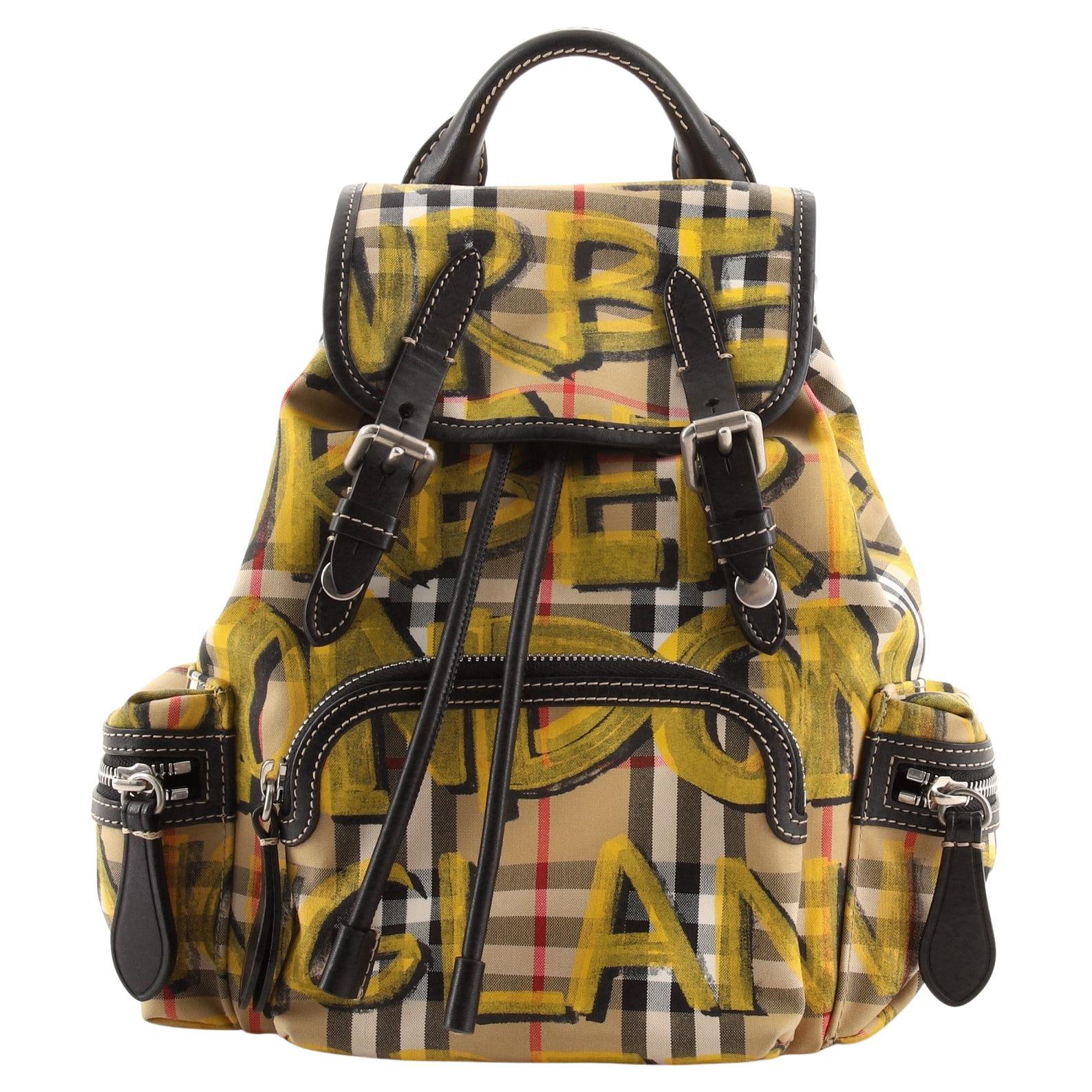 Burberry rucksack graffiti mini backpack best sale