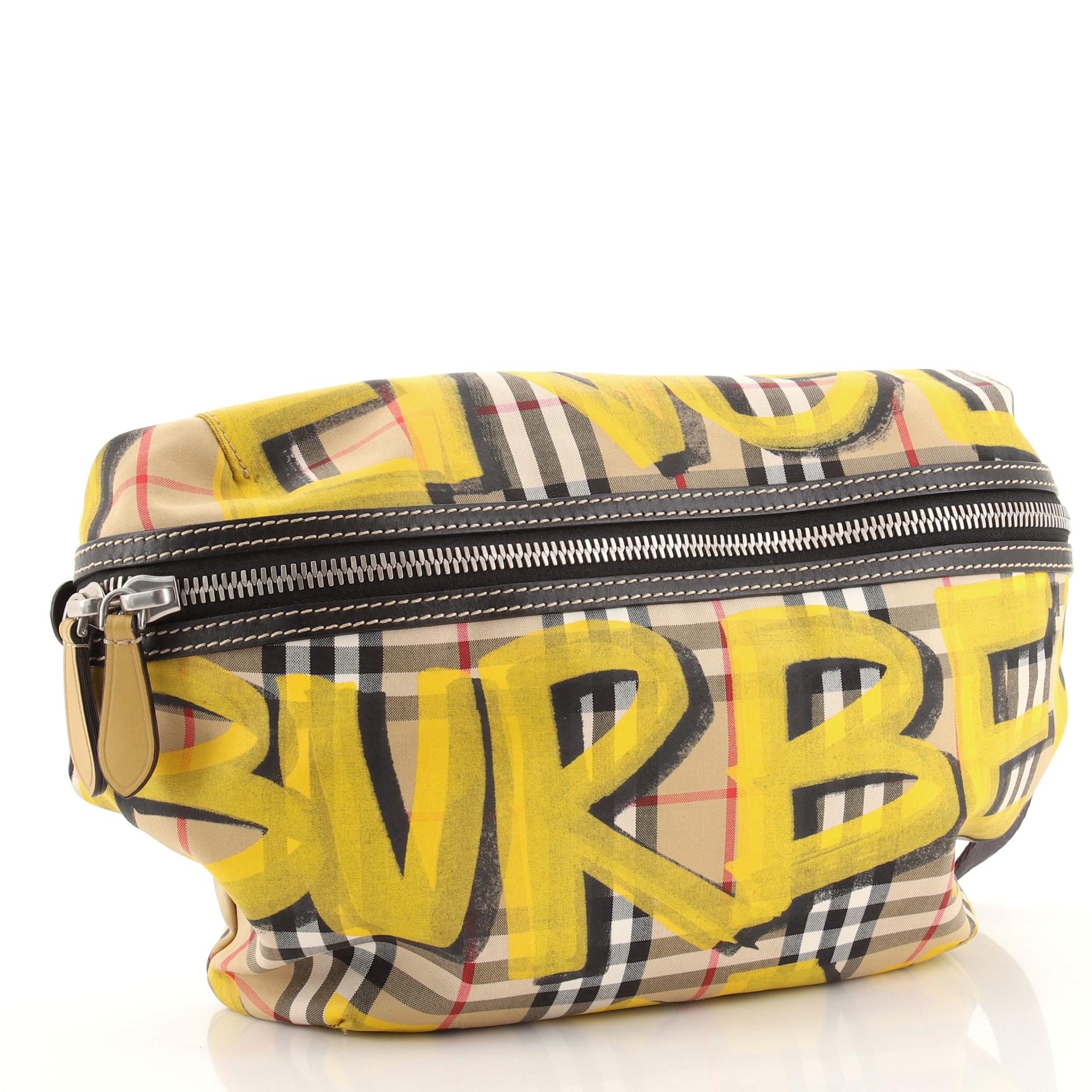 Burberry graffiti fanny best sale pack