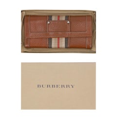 Burberry Grained Leather Wallet