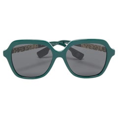 Burberry Green/Black Joni B4389 Square Sunglasses