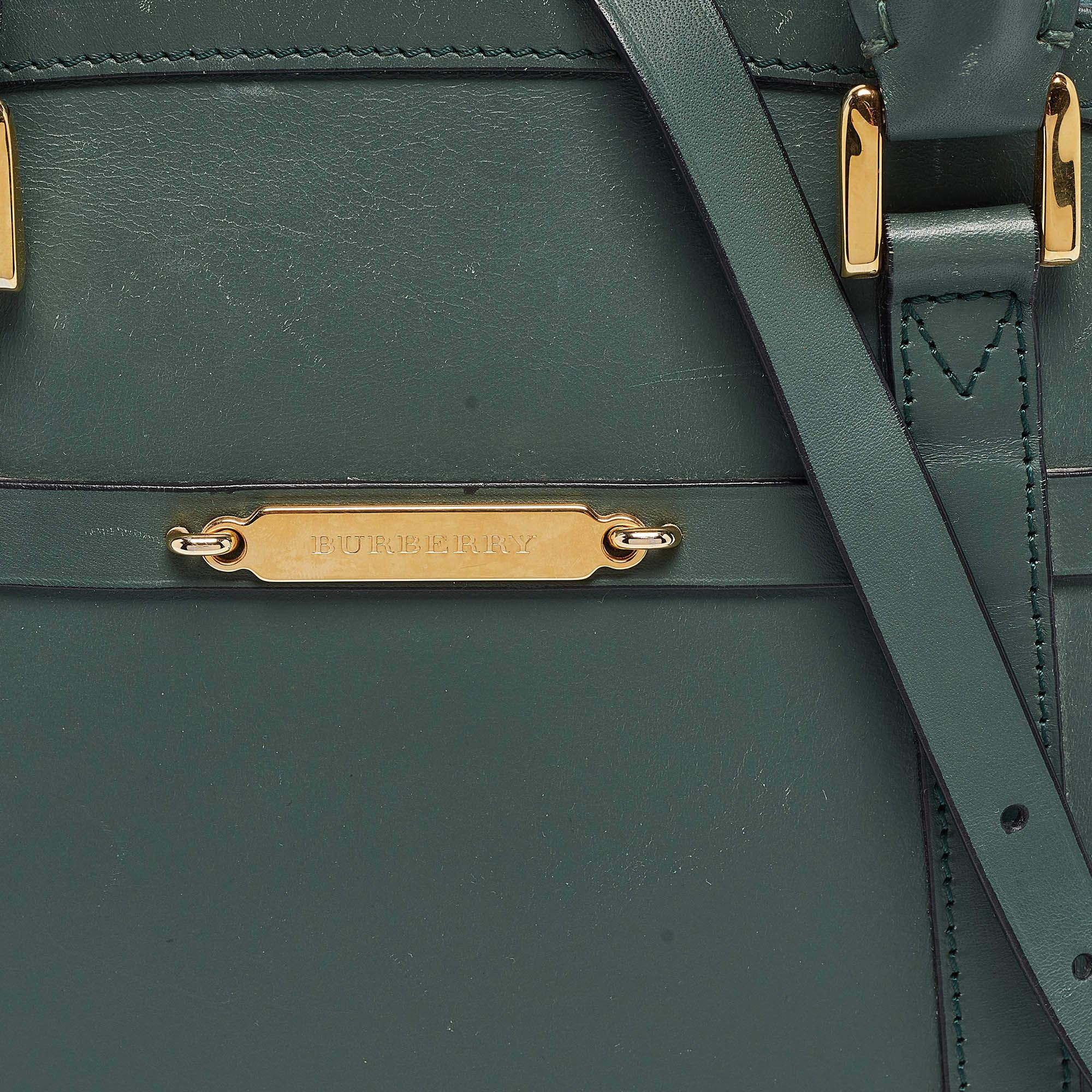 De las mujeres Bolso Burberry Orchard Bowler de piel verde