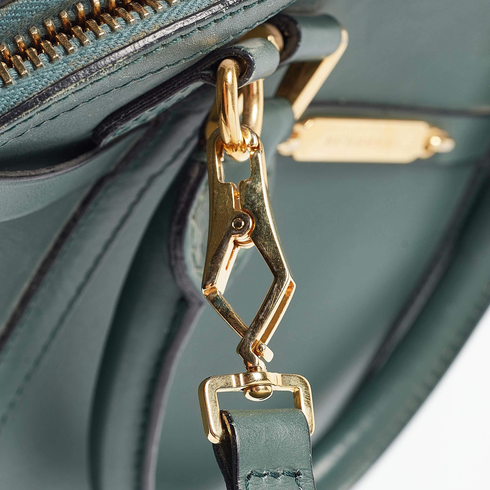 Bolso Burberry Orchard Bowler de piel verde 3
