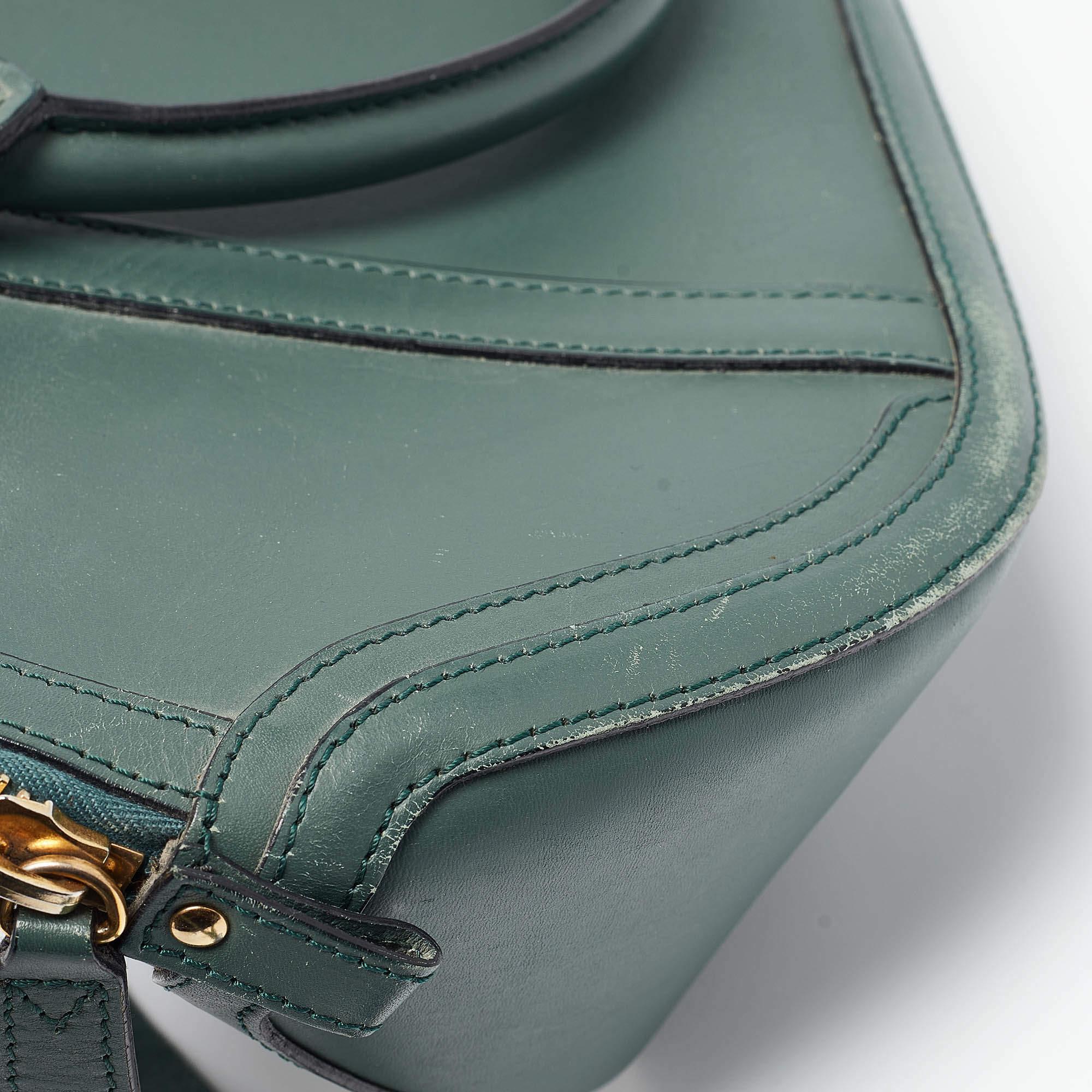 Bolso Burberry Orchard Bowler de piel verde 4