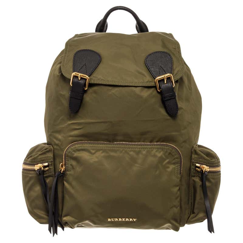 Burberry Rucksack Backpack Nylon With Leather Medium at 1stDibs ...
