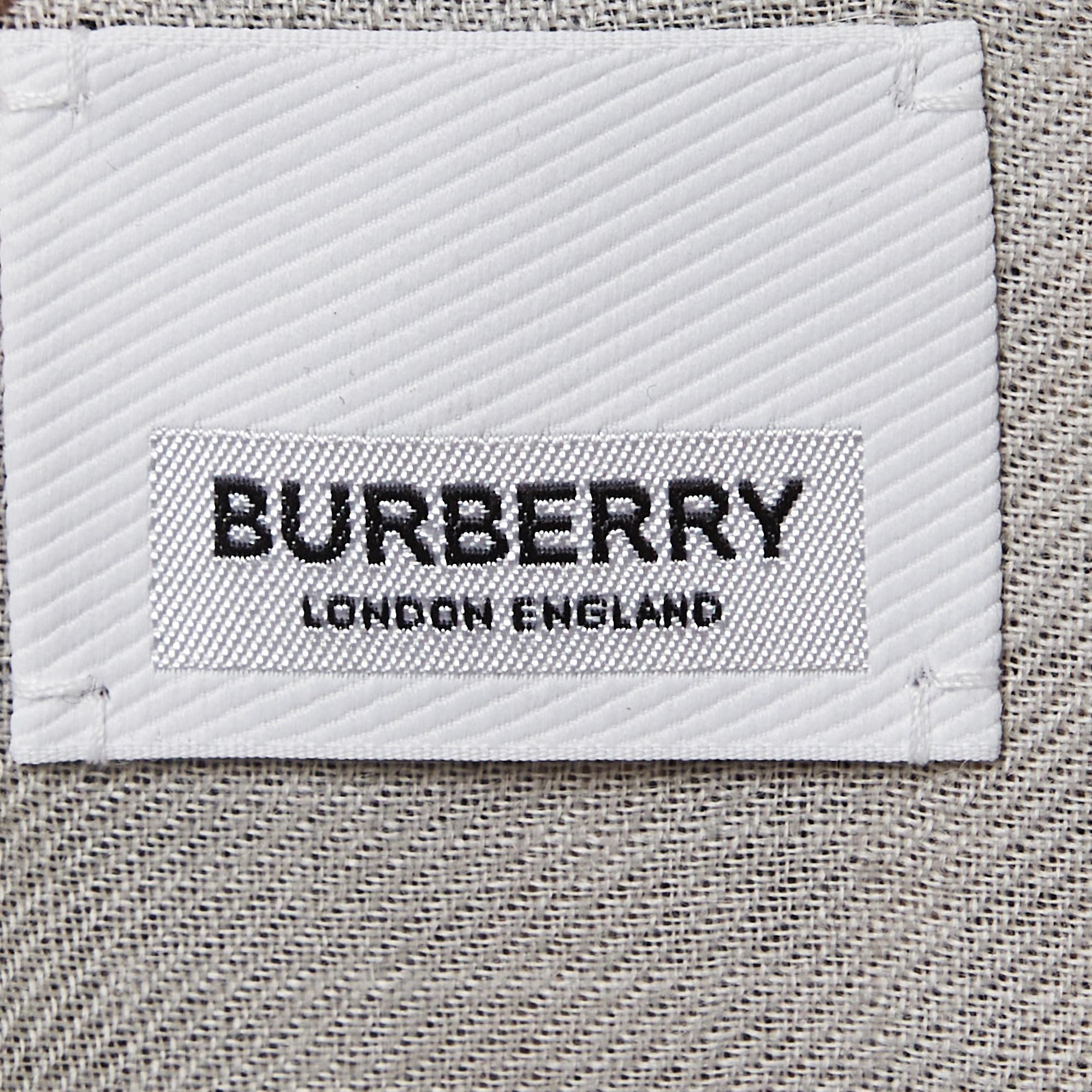 Women's Burberry Green/White Monkey Print Lightweight Cashmere Scarf