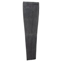 Burberry Klassische Denim-Hose aus grauer Baumwolle 90s