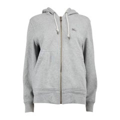 Burberry Grey Hooded Track Jacket Size M Burberry Grey Hooded Track Jacket Size M
