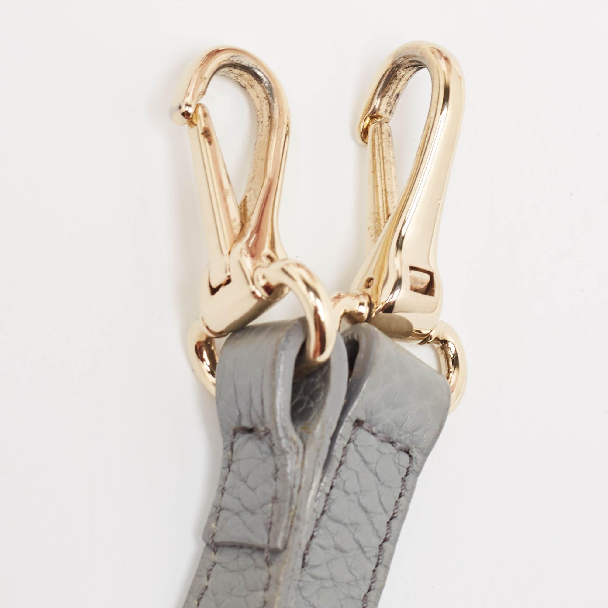 Burberry, cartella in pelle grigia Greenwood 2