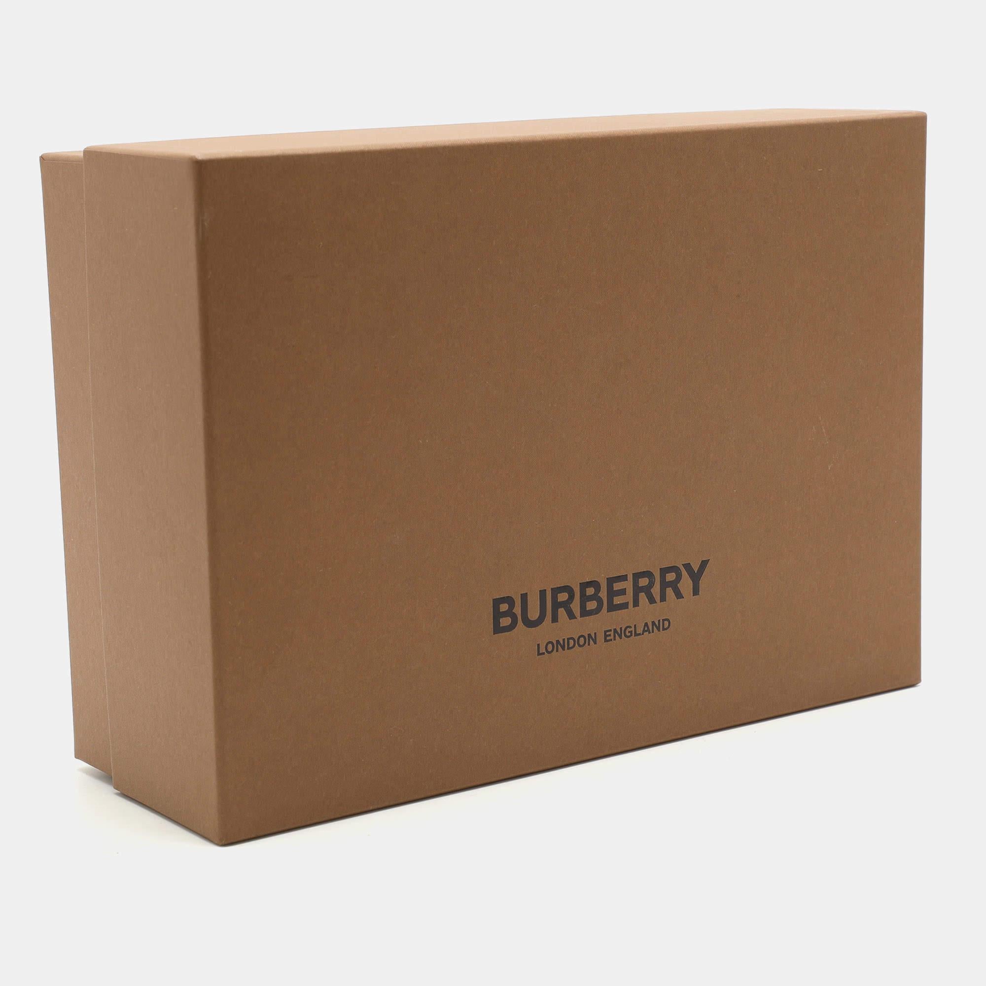 Burberry Grey Smoked Check Canvas Baseball Cap 1