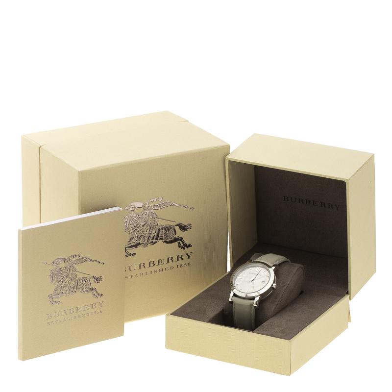 Burberry Grey Stainless Steel Heritage BU1754 Men's Wristwatch 38 mm 2