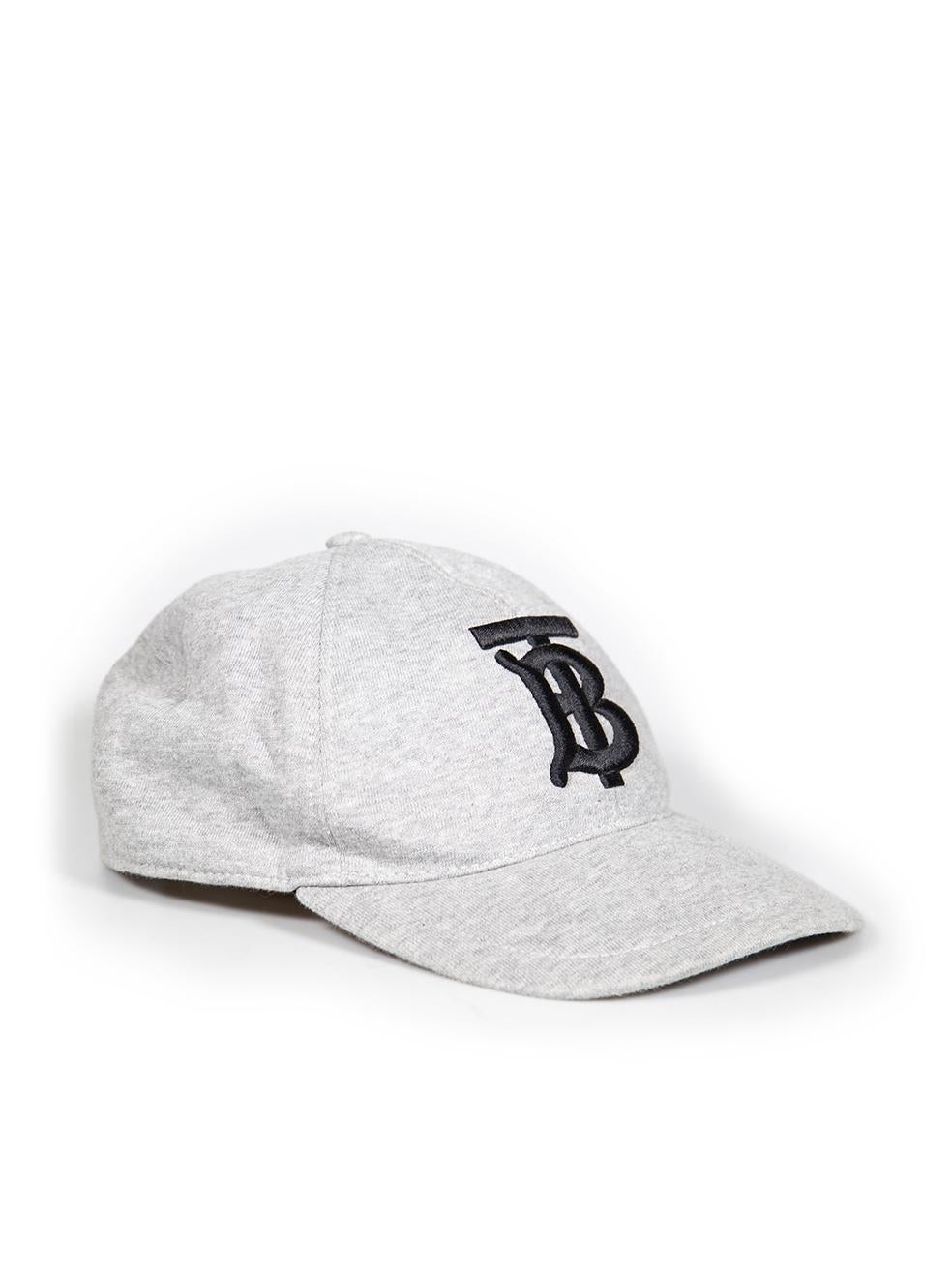 CONDITION is Very Good. Hardly any visible wear to the cap is evident on this Burberry designer resale item.
  
  Details
  
  
  Grey
  
  Cotton
  
  Baseball cap
  
  Embroidered 'TB' logo
  
  Check pattern on the inner brim
  
  
  
  
  
  
 