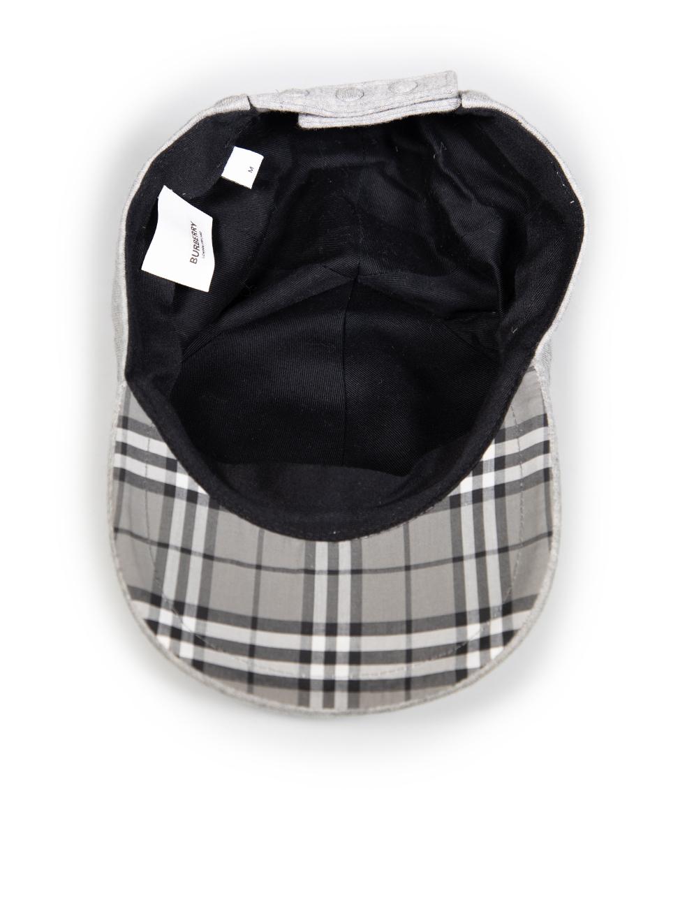Women's Burberry Grey TB Baseball Cap