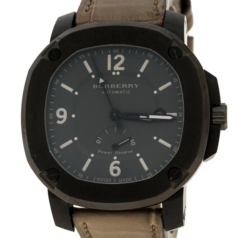Burberry Grey The Britain BBY1000 Men's Wristwatch 45 mm (Zeitgenössisch)