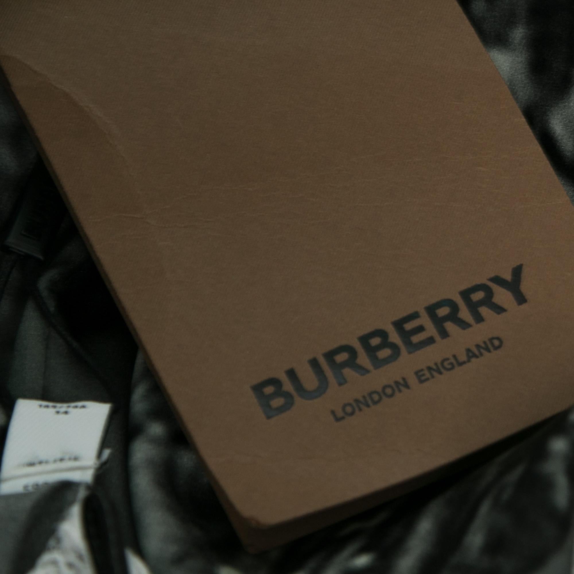 Burberry Grey Victorian Portrait Printed Silk & Lace Inset Slip Dress XS 1