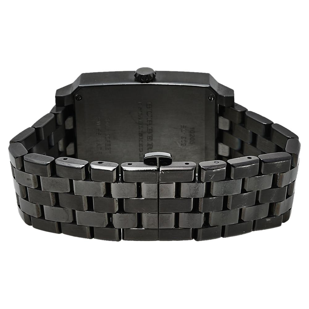 black burberry watch men