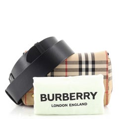 Burberry Hackberry Crossbody Bag Vintage Check Canvas