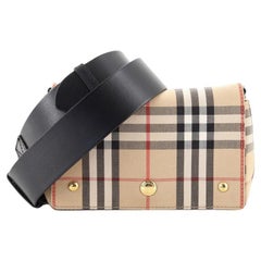 Burberry Hackberry Crossbody Bag Vintage Check Canvas