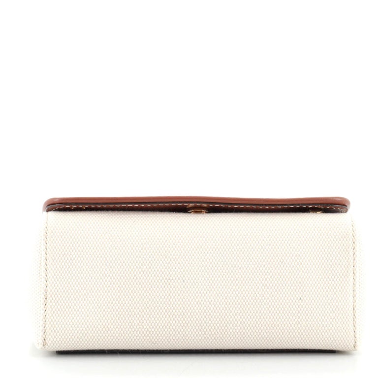 Burberry Hackberry Shoulder Bag Canvas with Leather Small at 1stDibs