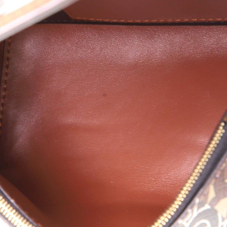 Burberry Hackberry Shoulder Bag Monogram ECanvas Small For Sale at 1stDibs