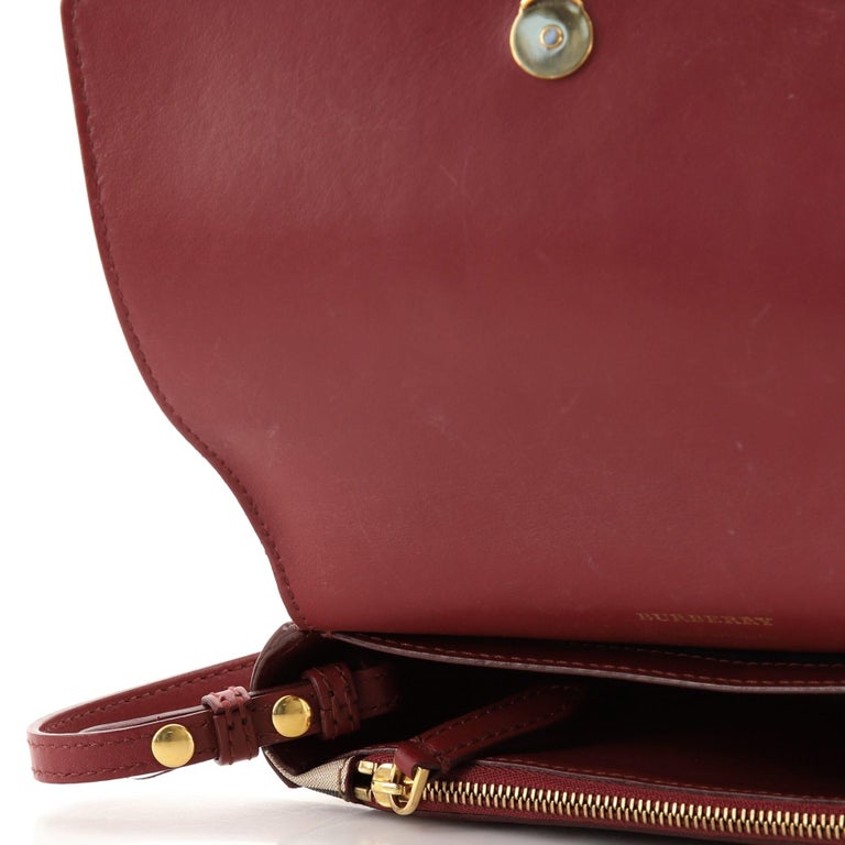 Burberry Hampshire Shoulder Bag Vintage Check Coated Canvas Small at