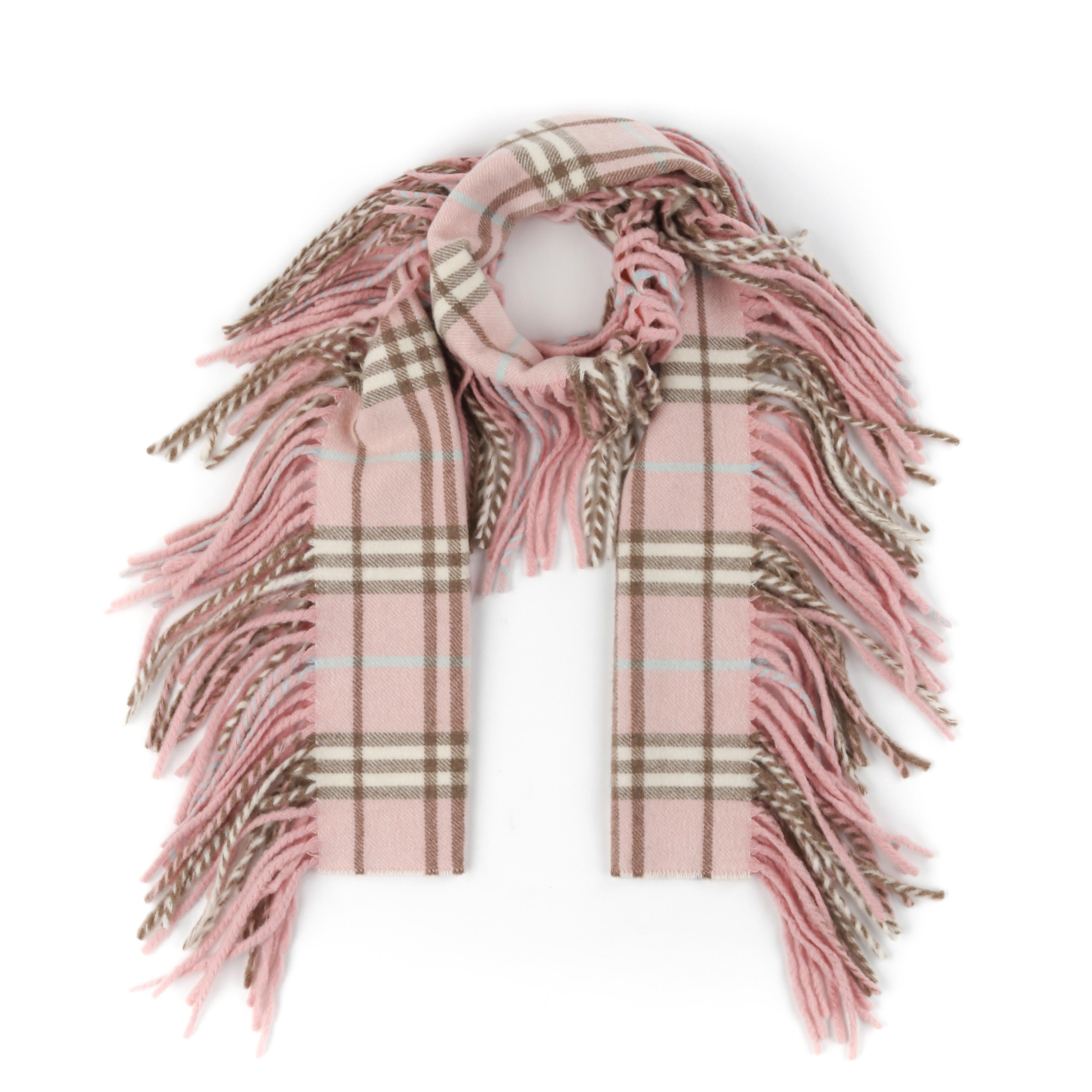 burberry fringe scarf