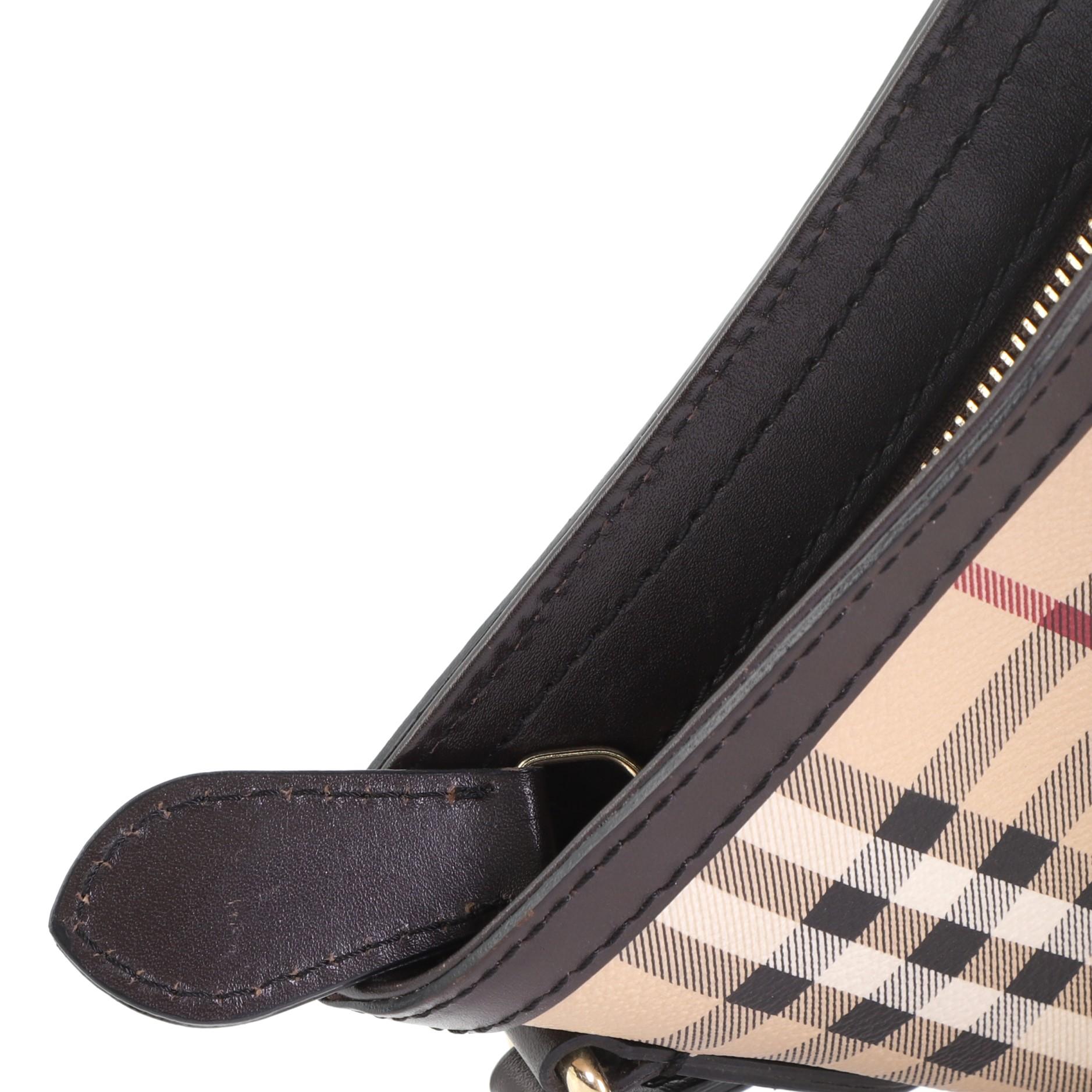 Burberry Hartham Crossbody Tasche Haymarket beschichtetes Segeltuch Medium 3