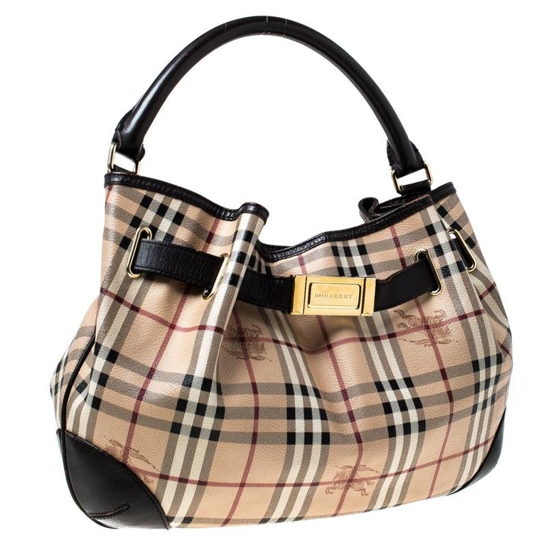BURBERRY © Haymarket Check Authentic Vintage Women's Bag. Made in Italy