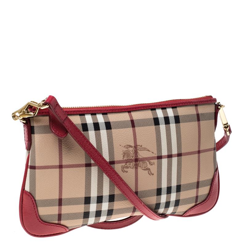 burberry haymarket check crossbody bag