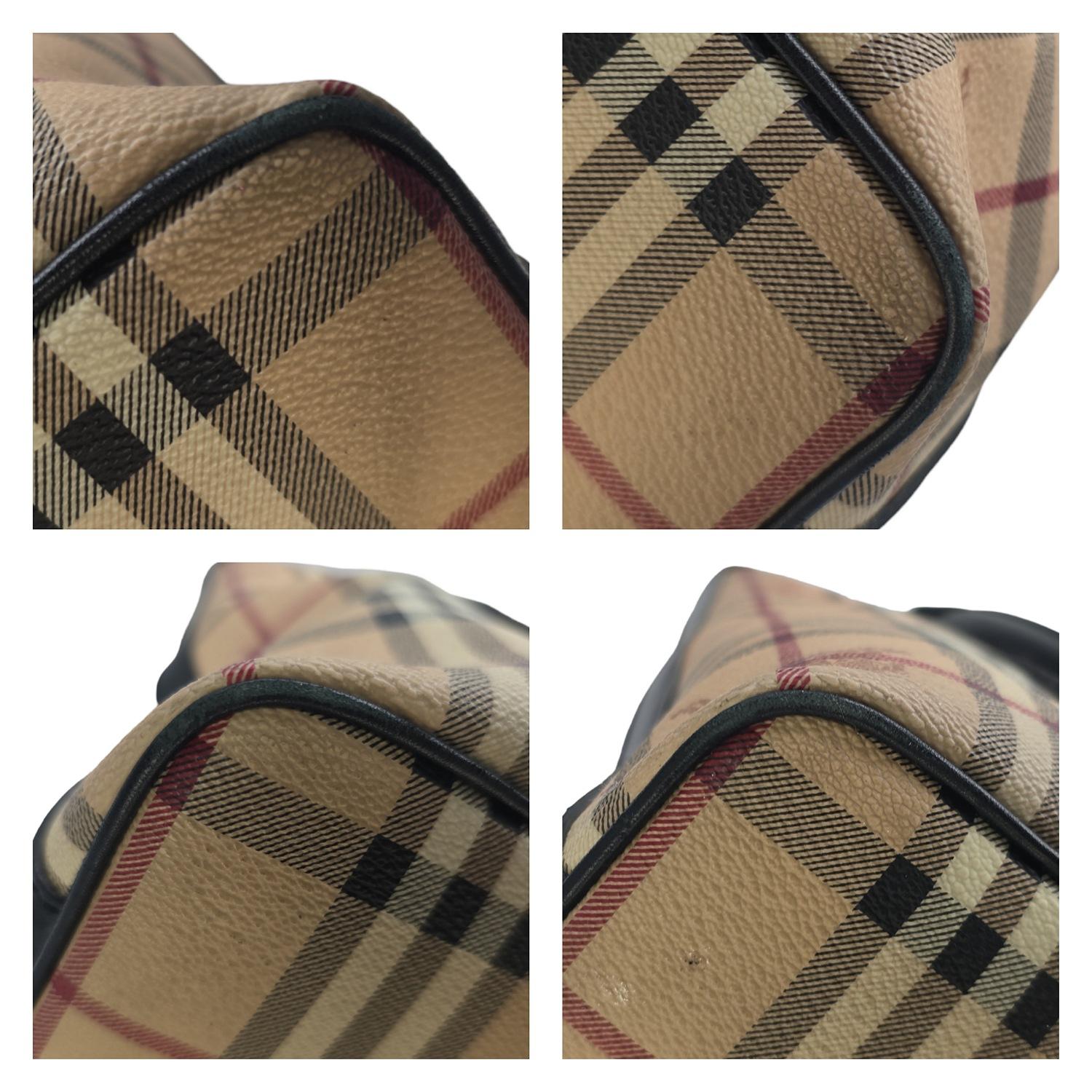 Burberry Haymarket Check Coated Canvas Tote 6