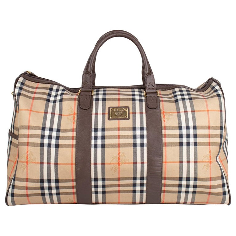 Burberry Haymarket Check Duffle Bag at 1stDibs | burberry duffle bag,  burberry weekender bag, burberry duffel bag