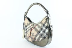 Burberry Haymarket Nova Check Stars Hernville 9burz1107 Coated Canvas Hobo