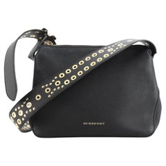 Burberry Helmsley Crossbody Bag Leather with Eyelet Detail Small