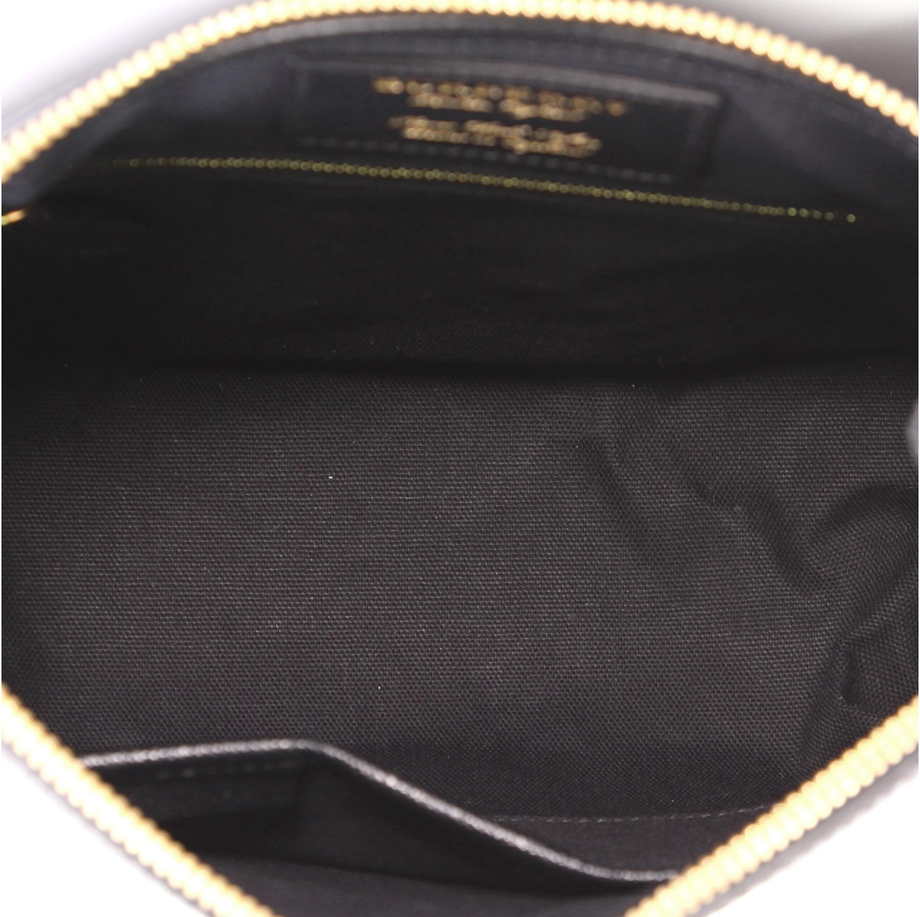 Black Burberry Helmsley Crossbody Bag Leather with House Check Canvas Small