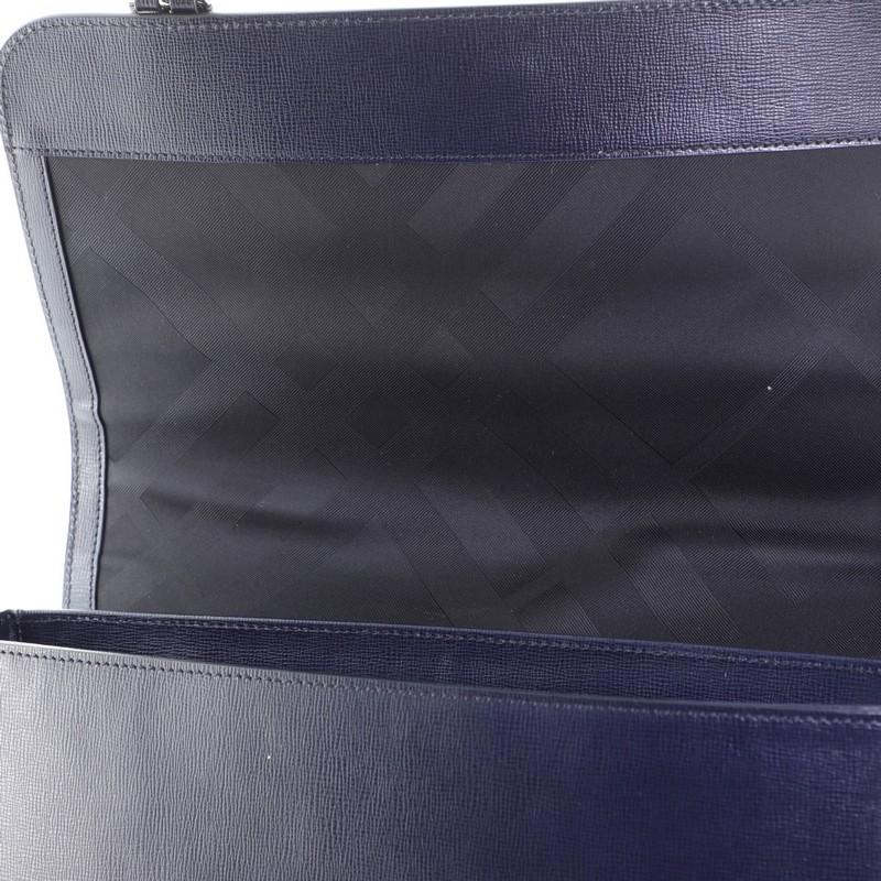 Sac de messager Burberry Hendley en cuir moyen 1
