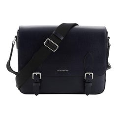 Sac de messager Burberry Hendley en cuir moyen