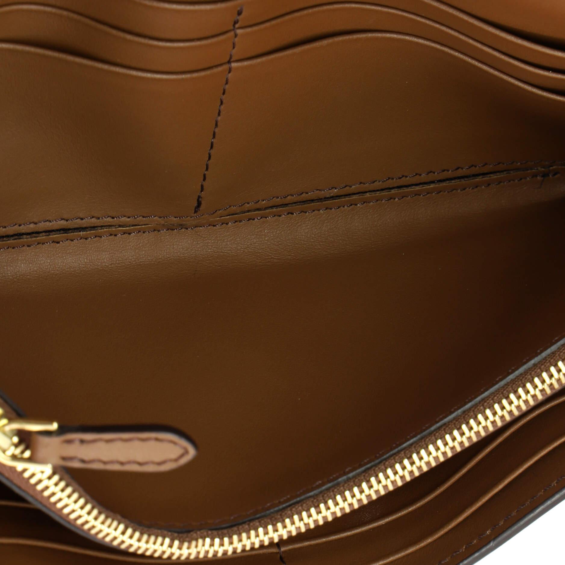 Burberry Henley Wallet on Chain Leather with House Check Canvas 1