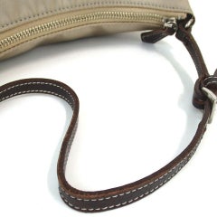 Burberry Hobo Nova Check 872778 Beige Canvas Shoulder Bag