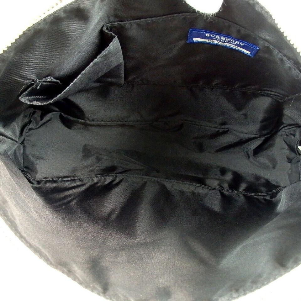 Burberry Hobo Nova Check 872778 Beige Canvas Shoulder Bag Pour femmes en vente