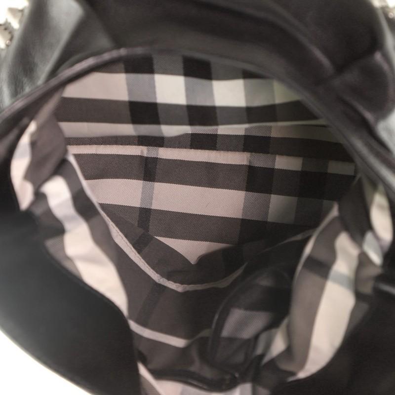 Women's or Men's Burberry Hobo Studded Leather Medium