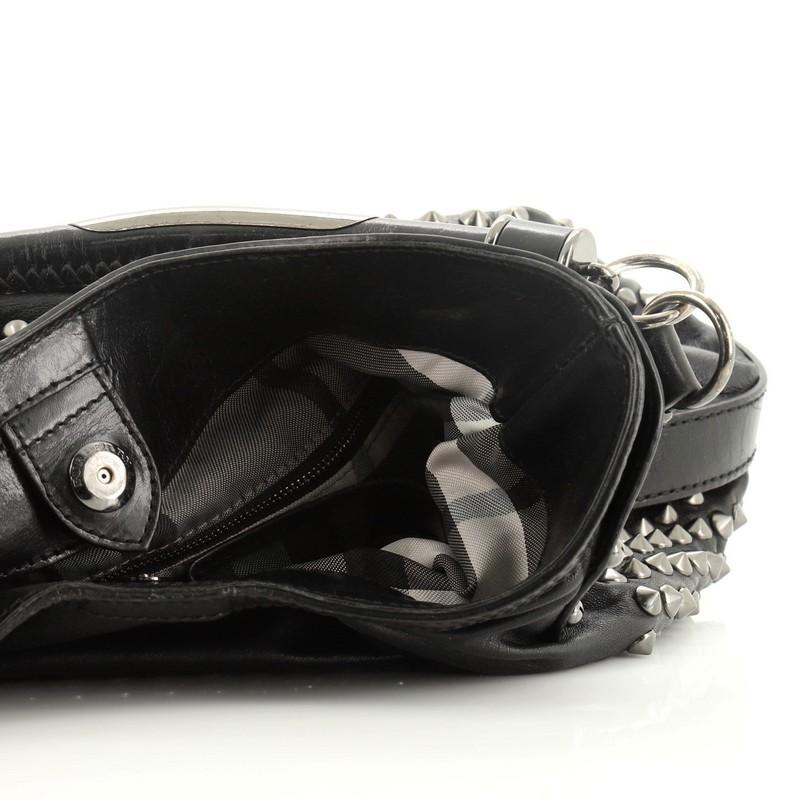 Burberry Hobo Studded Leather Medium 2