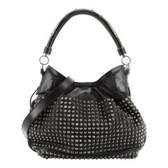 Burberry Hobo Studded Leather Medium