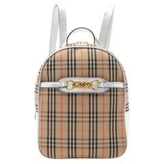 Burberry Horseferry Check Link 1983 Knight Rucksack