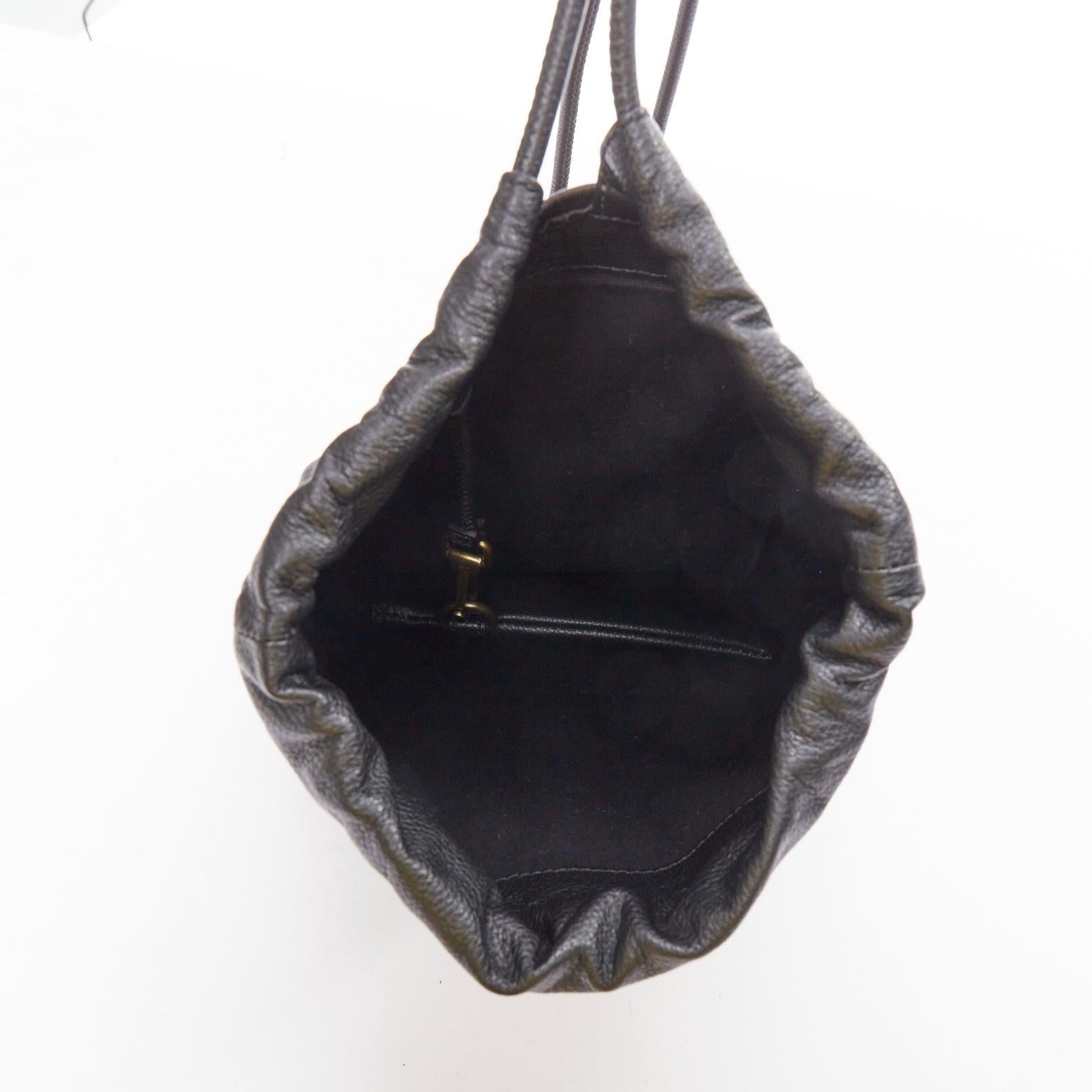 BURBERRY House Check cotton canvas leather trim sling backpack For Sale 3