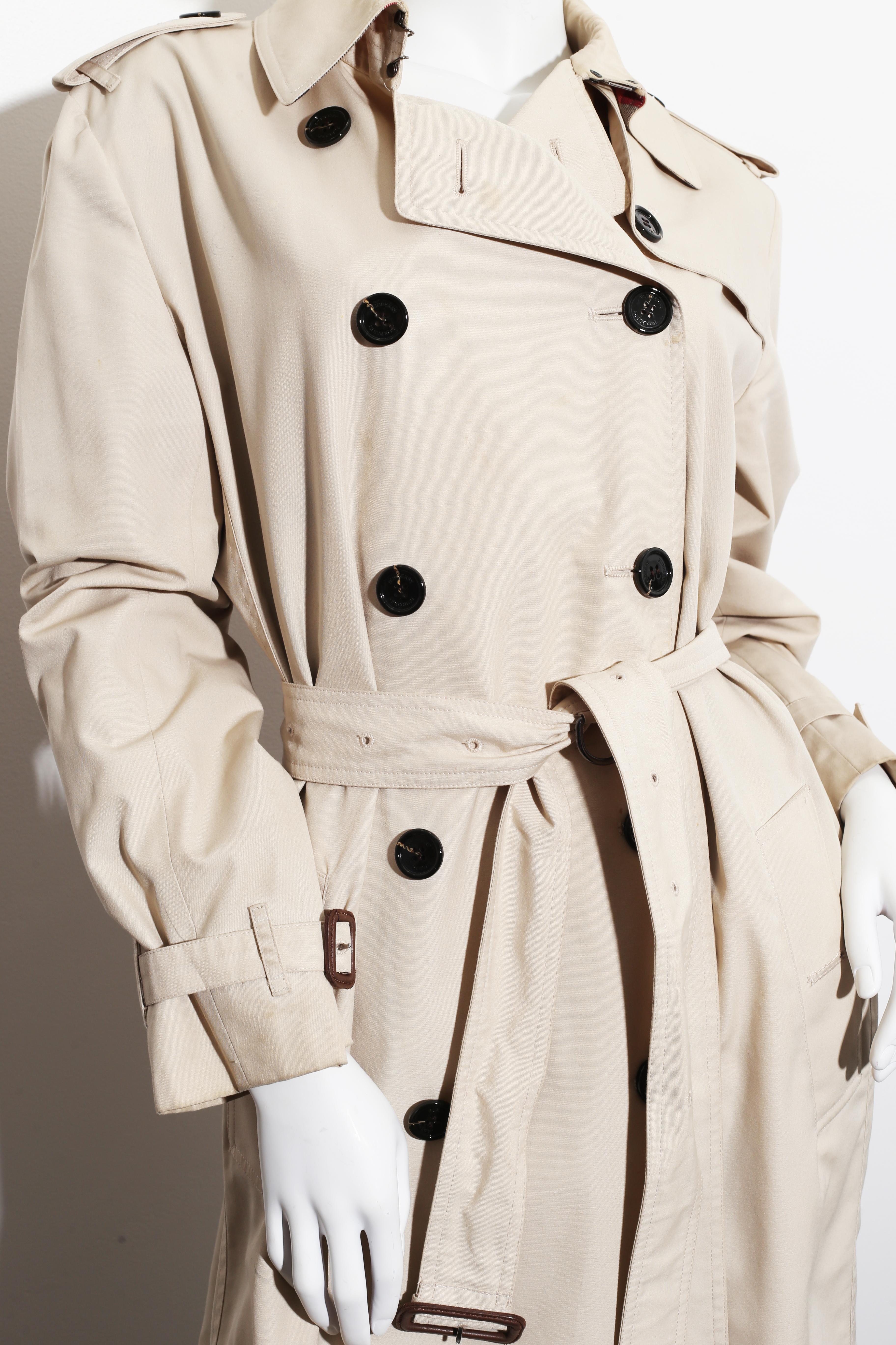 burberry gabardine coat beige