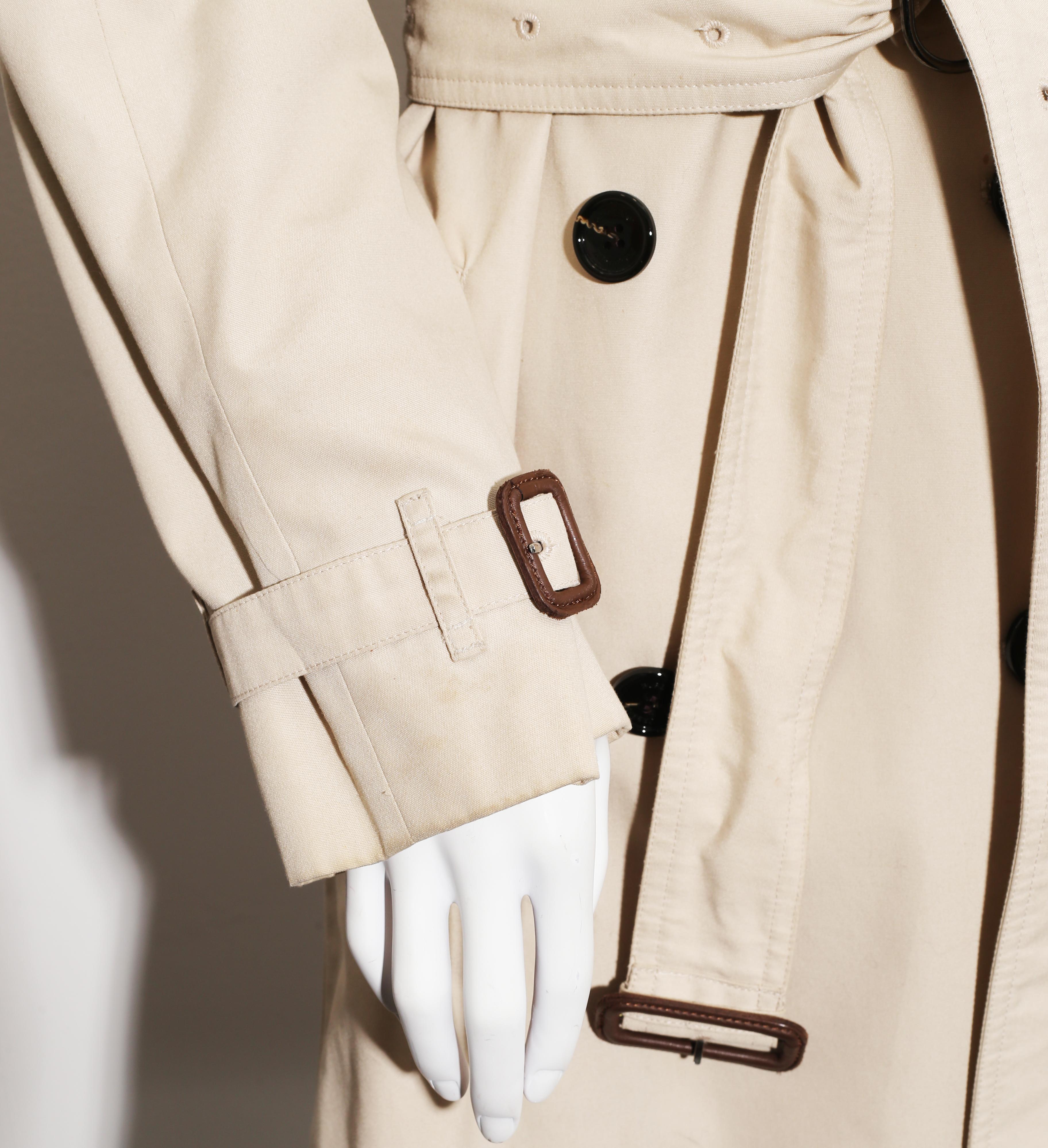 designer gabardine coat beige