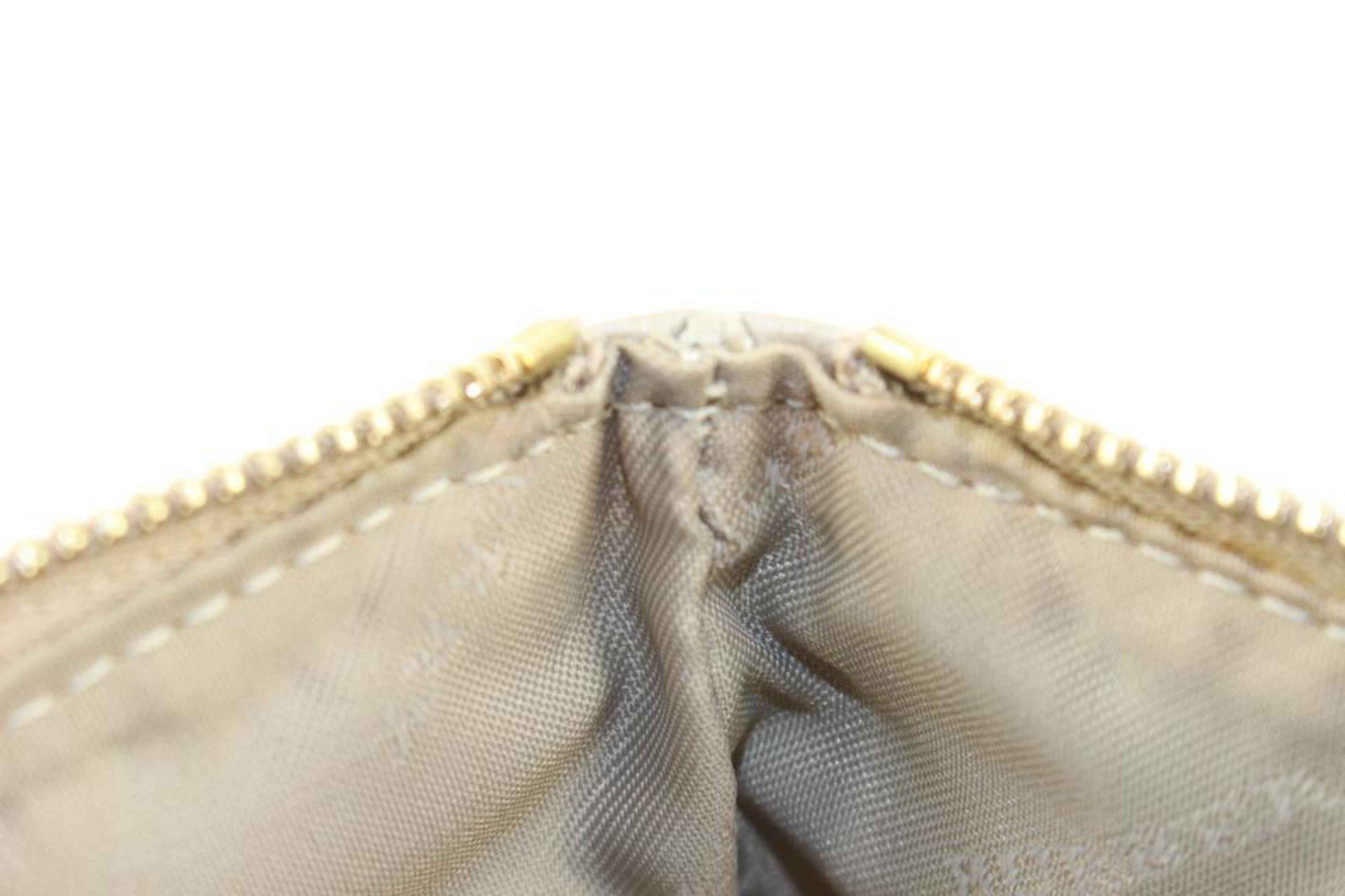 Neceser de aseo con estampado de cuadros marfil de Burberry 1220b46 en venta 7