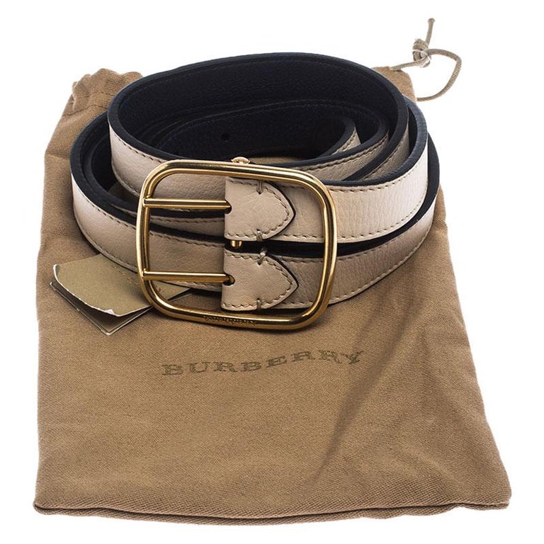 Burberry, Accessories, Burberry Authentic Horse Buckle Leather Belt