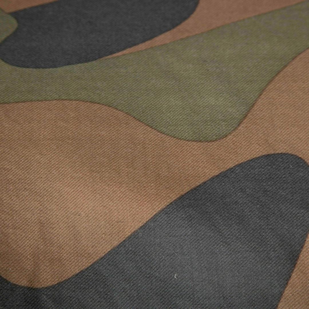 Burberry Khaki Cashmere Camo Scarf In Good Condition For Sale In London, GB